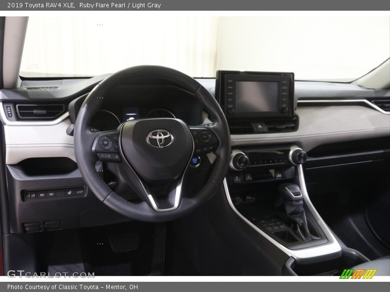 Ruby Flare Pearl / Light Gray 2019 Toyota RAV4 XLE