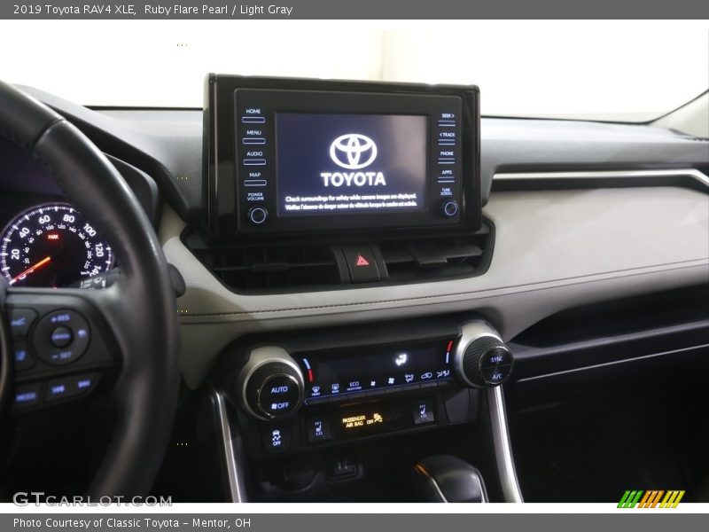 Ruby Flare Pearl / Light Gray 2019 Toyota RAV4 XLE
