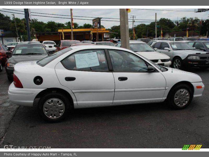 Bright White / Agate 1999 Dodge Neon Highline Sedan