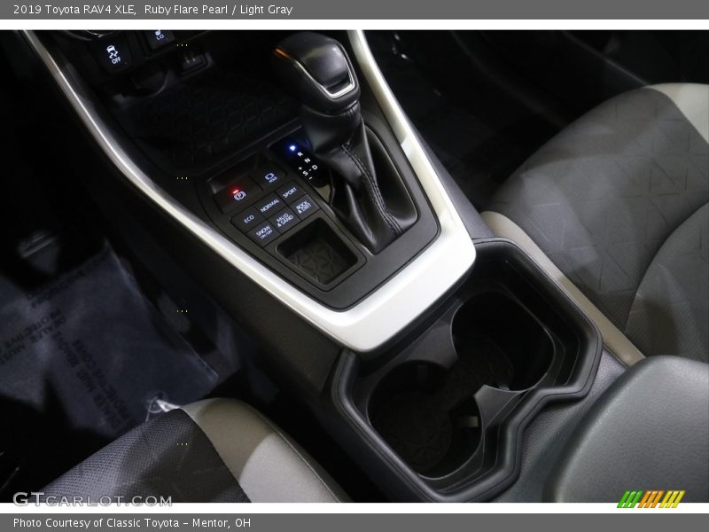 Ruby Flare Pearl / Light Gray 2019 Toyota RAV4 XLE