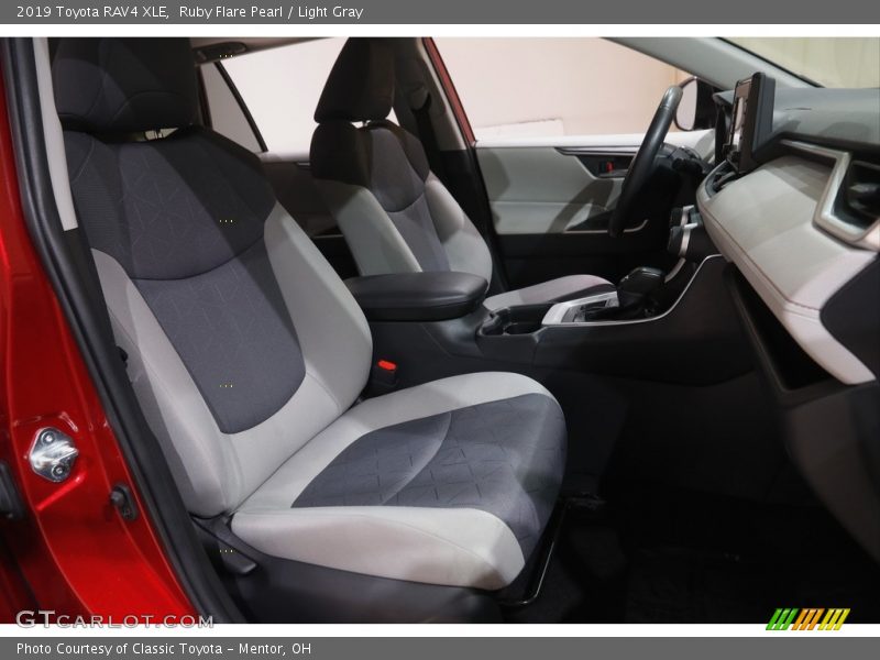 Ruby Flare Pearl / Light Gray 2019 Toyota RAV4 XLE
