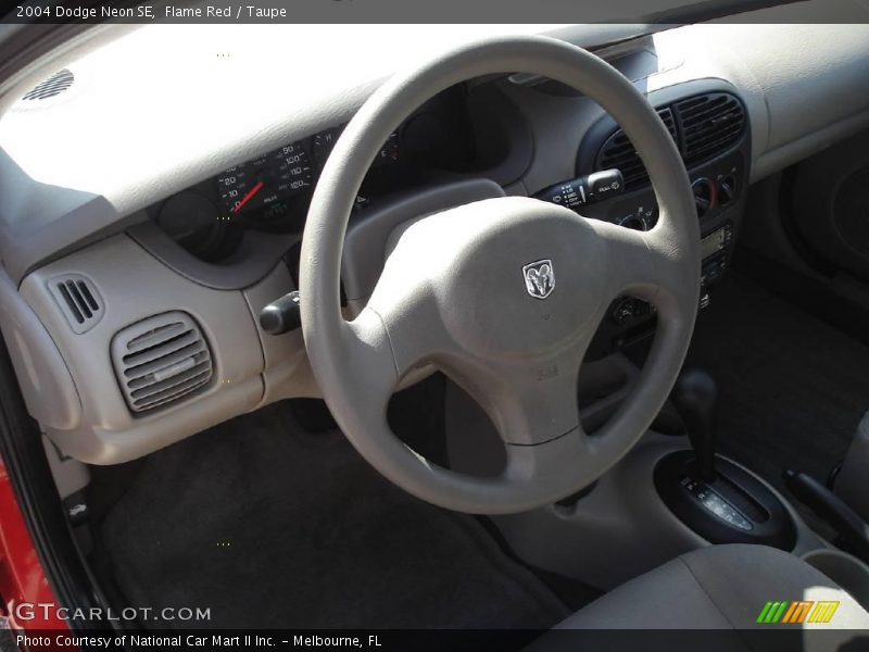 Flame Red / Taupe 2004 Dodge Neon SE