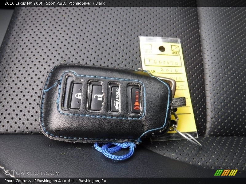 Atomic Silver / Black 2016 Lexus NX 200t F Sport AWD