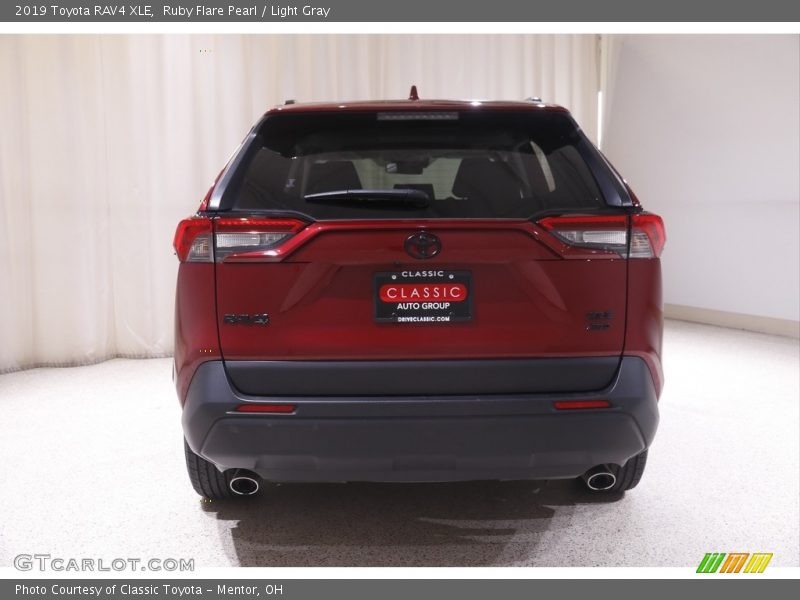 Ruby Flare Pearl / Light Gray 2019 Toyota RAV4 XLE