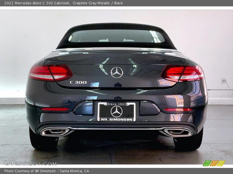 Graphite Gray Metallic / Black 2022 Mercedes-Benz C 300 Cabriolet