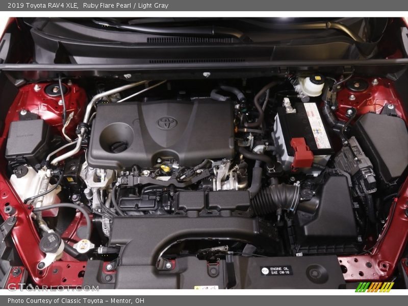 Ruby Flare Pearl / Light Gray 2019 Toyota RAV4 XLE