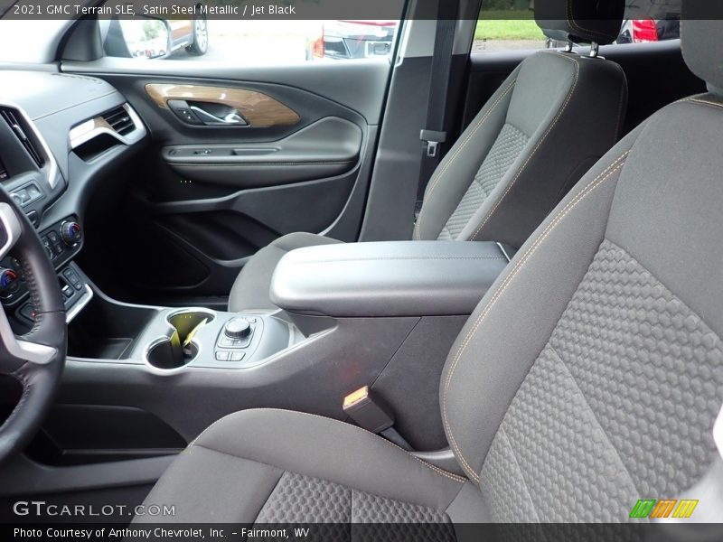 Satin Steel Metallic / Jet Black 2021 GMC Terrain SLE