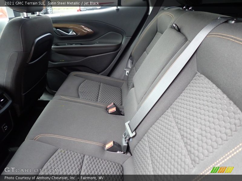 Satin Steel Metallic / Jet Black 2021 GMC Terrain SLE