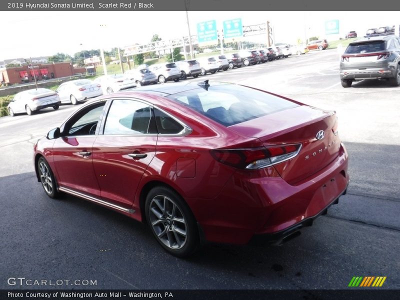Scarlet Red / Black 2019 Hyundai Sonata Limited
