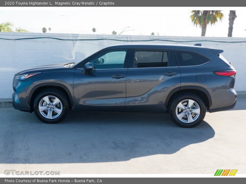 Magnetic Gray Metallic / Graphite 2020 Toyota Highlander L