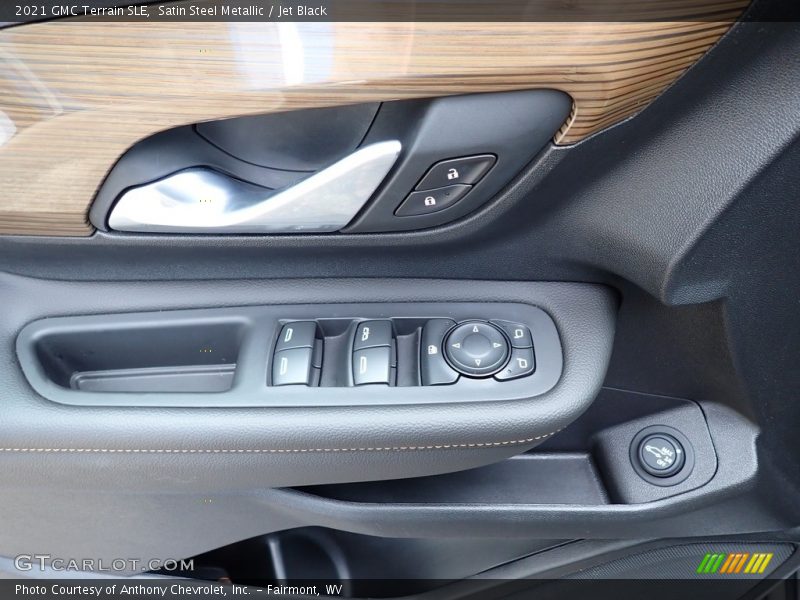 Satin Steel Metallic / Jet Black 2021 GMC Terrain SLE