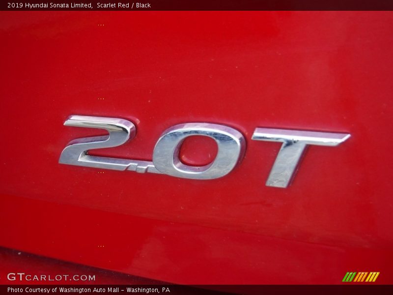 Scarlet Red / Black 2019 Hyundai Sonata Limited