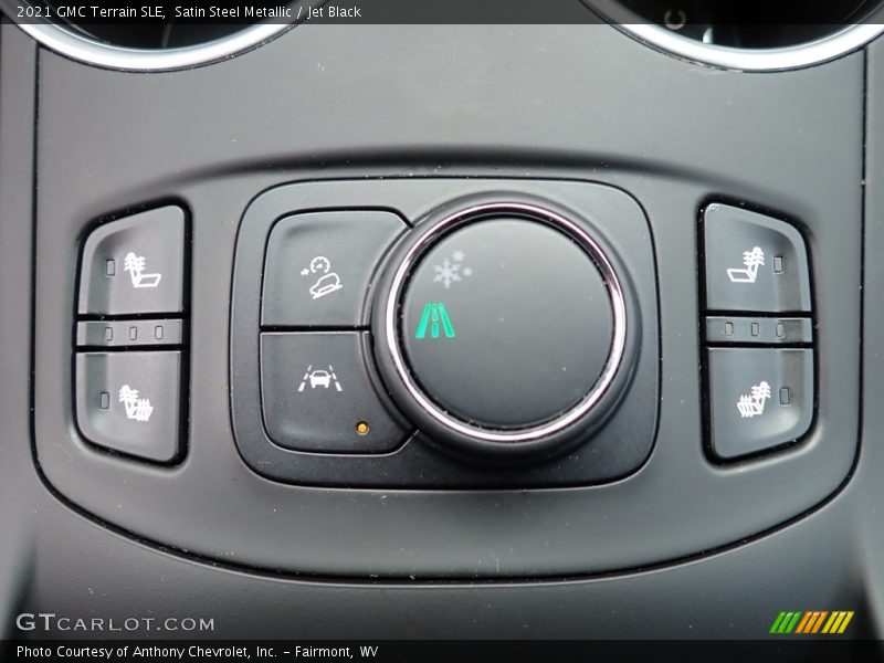 Satin Steel Metallic / Jet Black 2021 GMC Terrain SLE