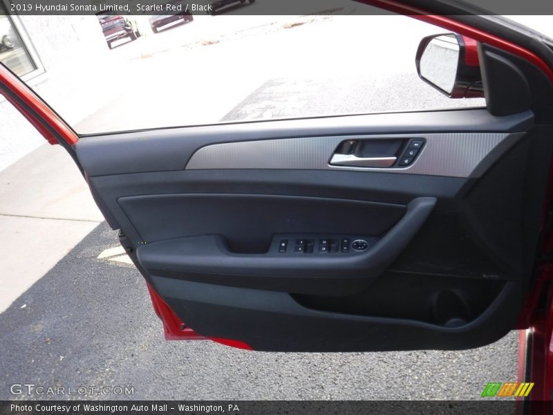 Scarlet Red / Black 2019 Hyundai Sonata Limited