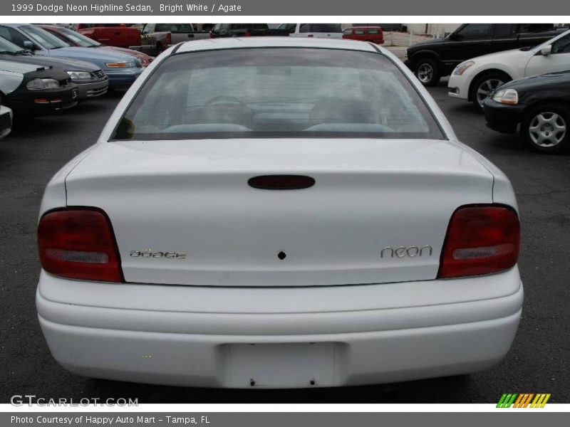 Bright White / Agate 1999 Dodge Neon Highline Sedan