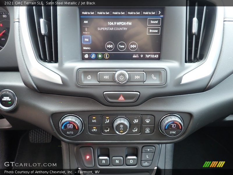 Satin Steel Metallic / Jet Black 2021 GMC Terrain SLE