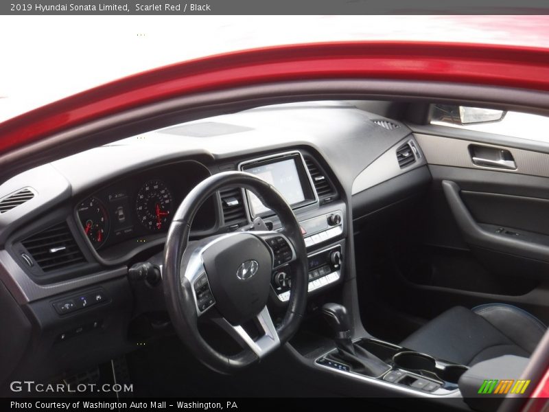 Scarlet Red / Black 2019 Hyundai Sonata Limited