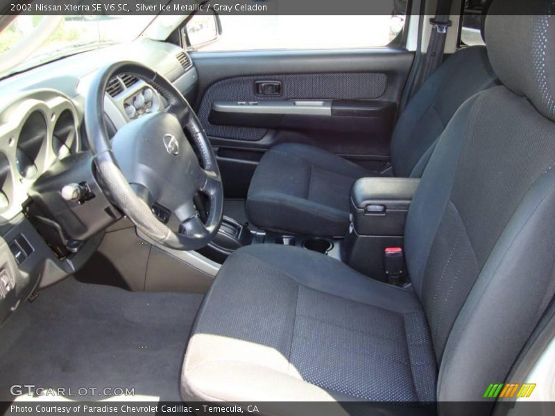 Silver Ice Metallic / Gray Celadon 2002 Nissan Xterra SE V6 SC
