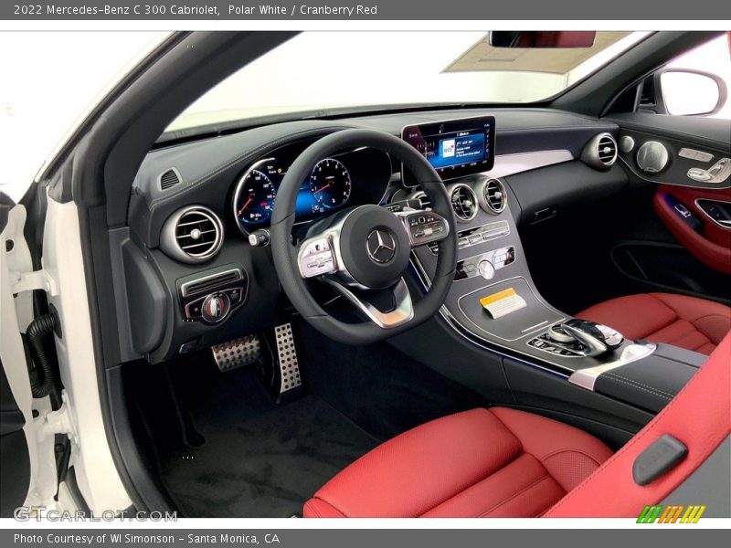 Front Seat of 2022 C 300 Cabriolet