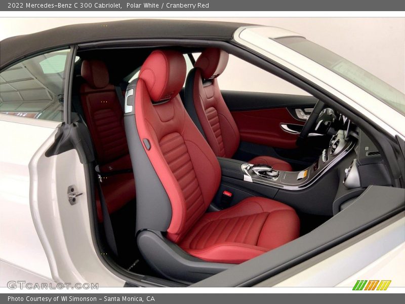  2022 C 300 Cabriolet Cranberry Red Interior