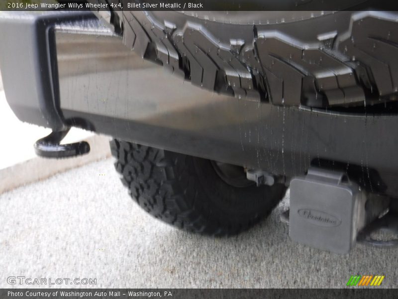 Billet Silver Metallic / Black 2016 Jeep Wrangler Willys Wheeler 4x4