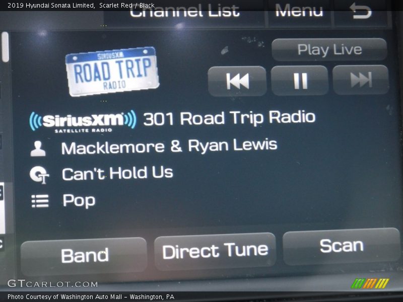 Scarlet Red / Black 2019 Hyundai Sonata Limited