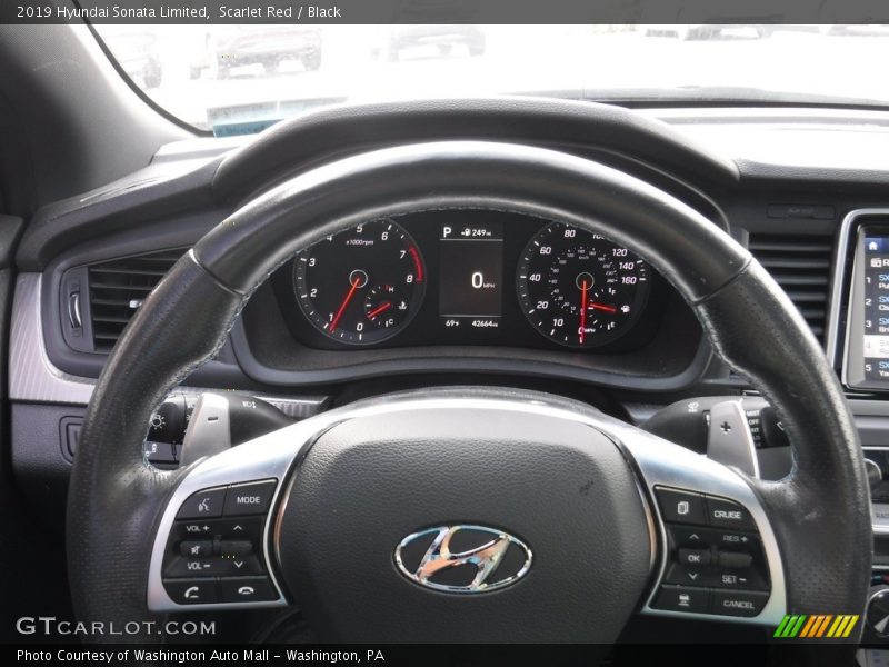 Scarlet Red / Black 2019 Hyundai Sonata Limited