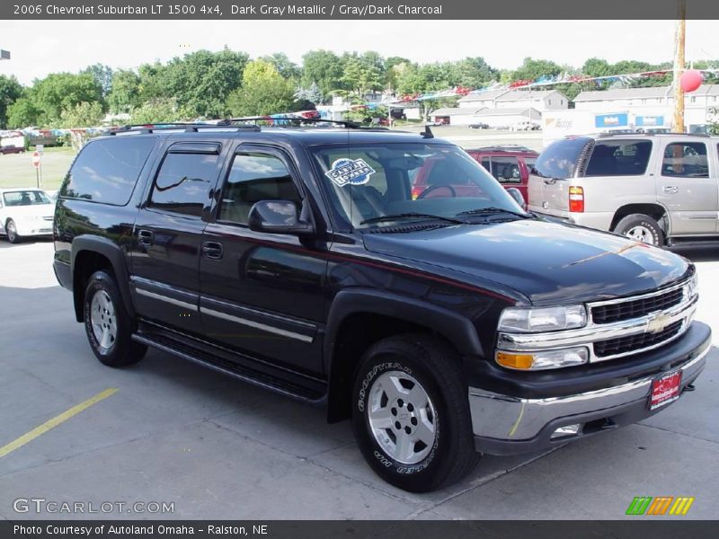 Dark Gray Metallic / Gray/Dark Charcoal 2006 Chevrolet Suburban LT 1500 4x4