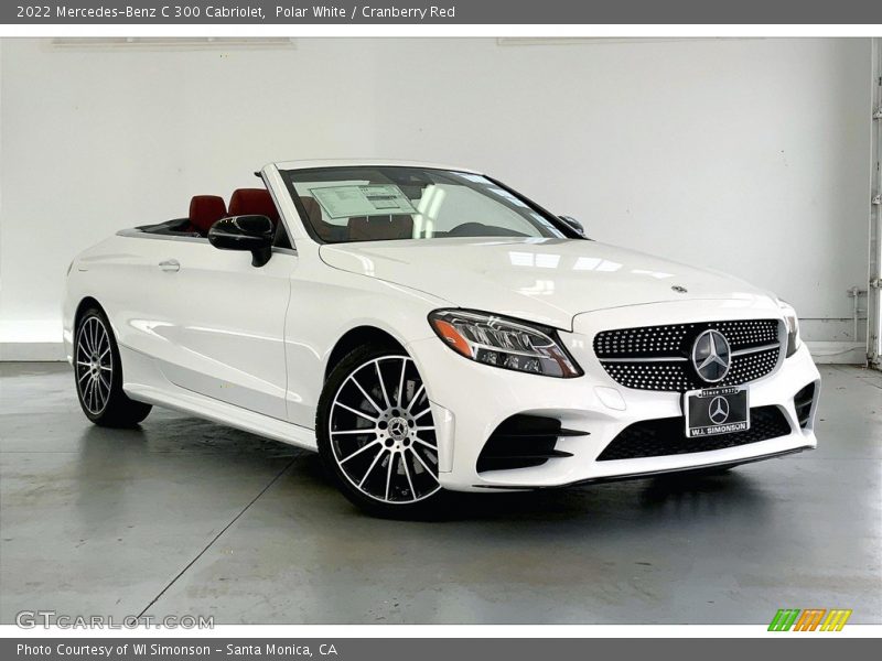 Front 3/4 View of 2022 C 300 Cabriolet