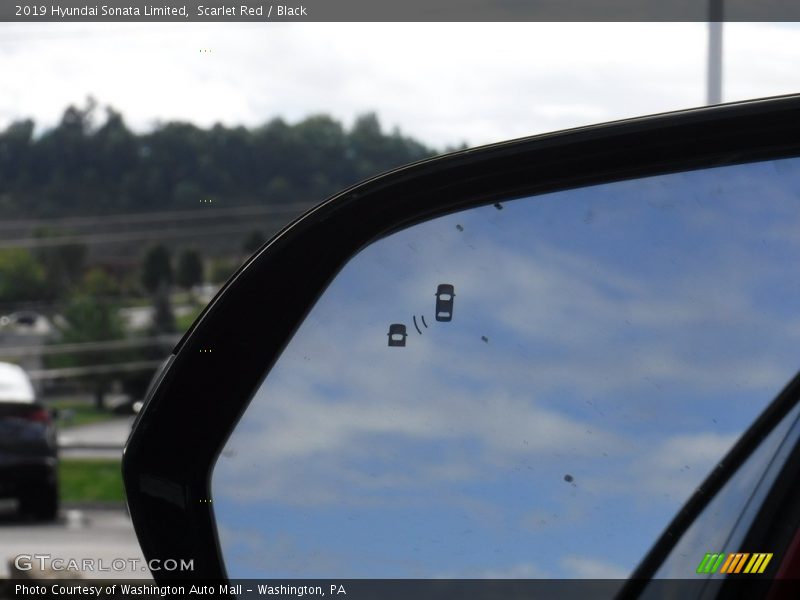 Scarlet Red / Black 2019 Hyundai Sonata Limited