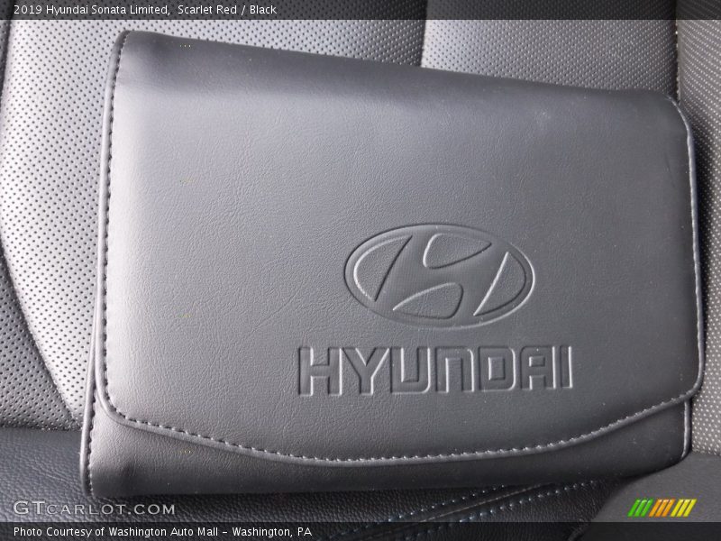 Scarlet Red / Black 2019 Hyundai Sonata Limited