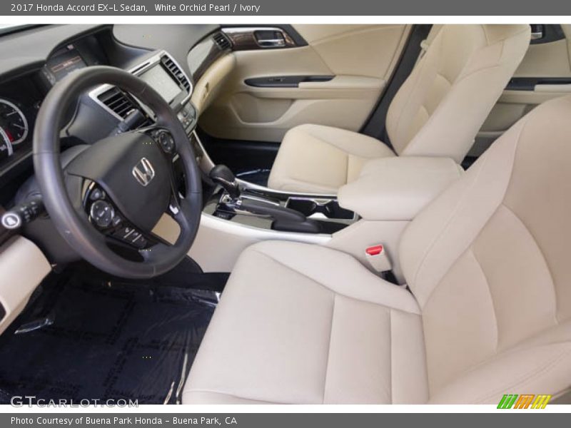 White Orchid Pearl / Ivory 2017 Honda Accord EX-L Sedan