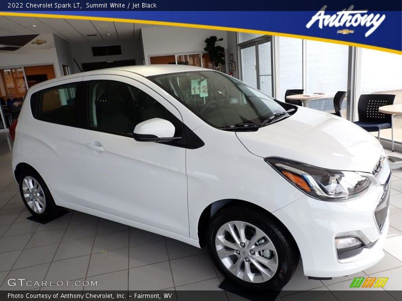 Summit White / Jet Black 2022 Chevrolet Spark LT