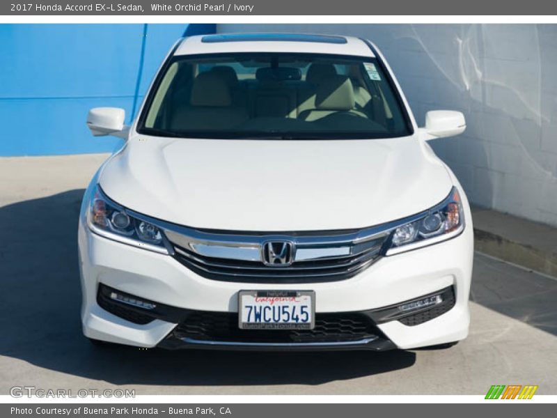 White Orchid Pearl / Ivory 2017 Honda Accord EX-L Sedan