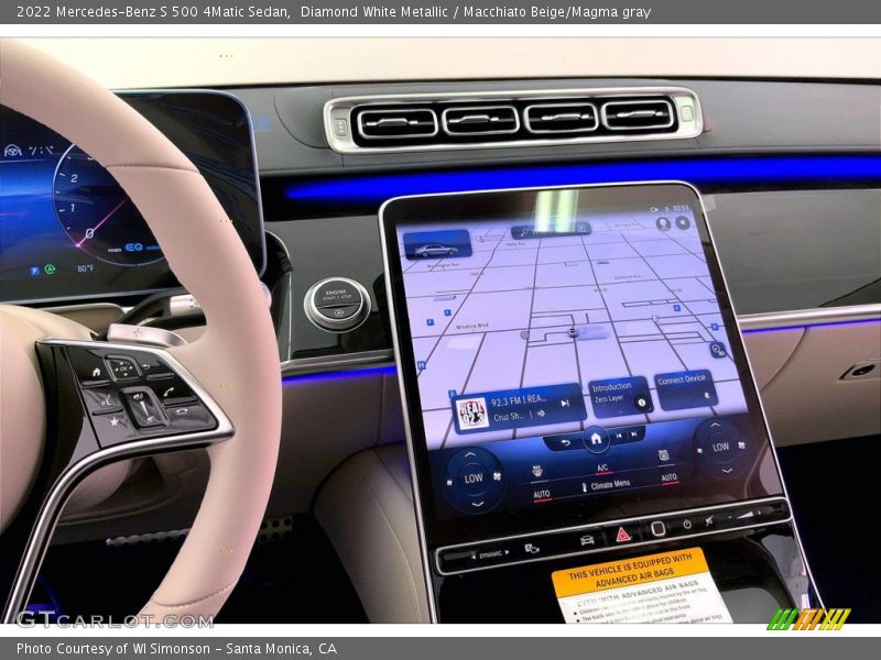Navigation of 2022 S 500 4Matic Sedan