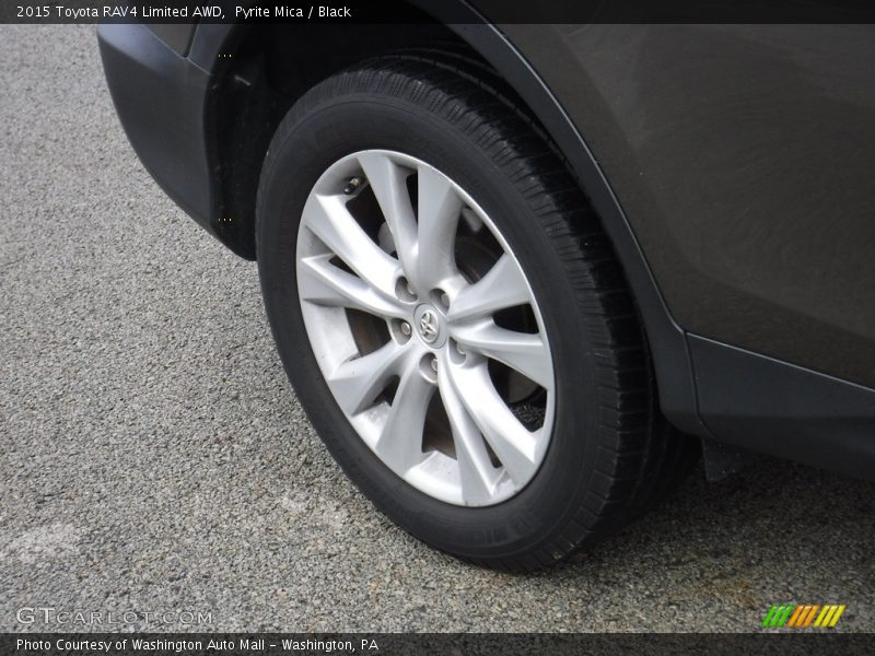 Pyrite Mica / Black 2015 Toyota RAV4 Limited AWD