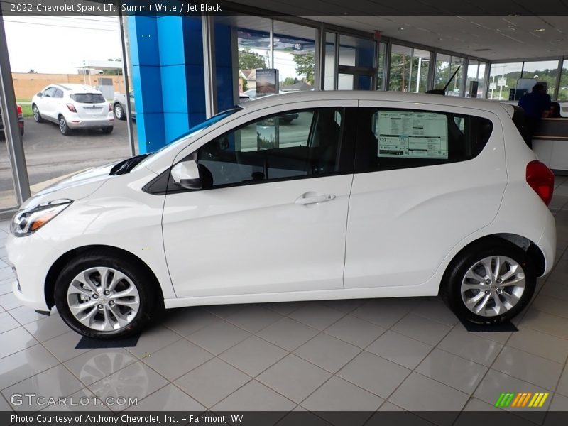 Summit White / Jet Black 2022 Chevrolet Spark LT