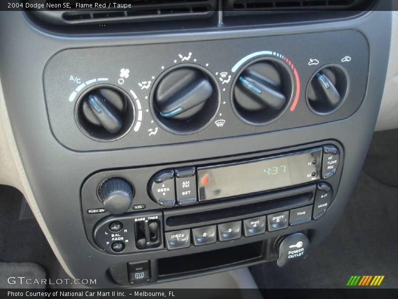 Flame Red / Taupe 2004 Dodge Neon SE