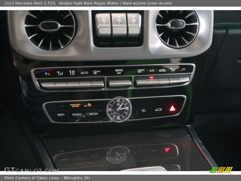 Controls of 2021 G 550