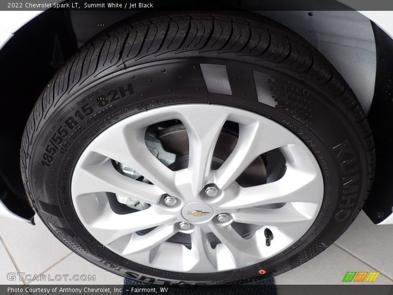 Summit White / Jet Black 2022 Chevrolet Spark LT