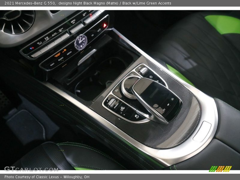 designo Night Black Magno (Matte) / Black w/Lime Green Accents 2021 Mercedes-Benz G 550