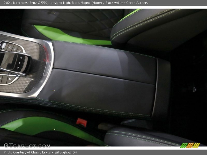 designo Night Black Magno (Matte) / Black w/Lime Green Accents 2021 Mercedes-Benz G 550