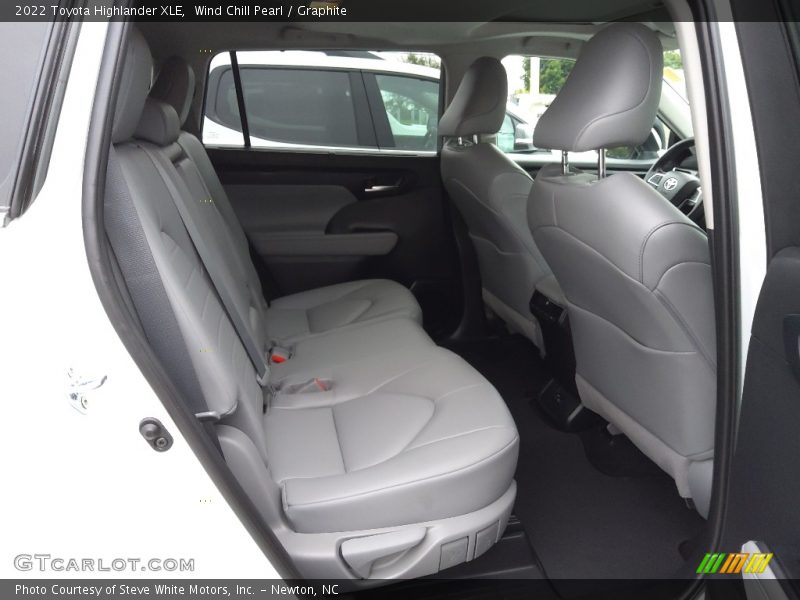 Rear Seat of 2022 Highlander XLE