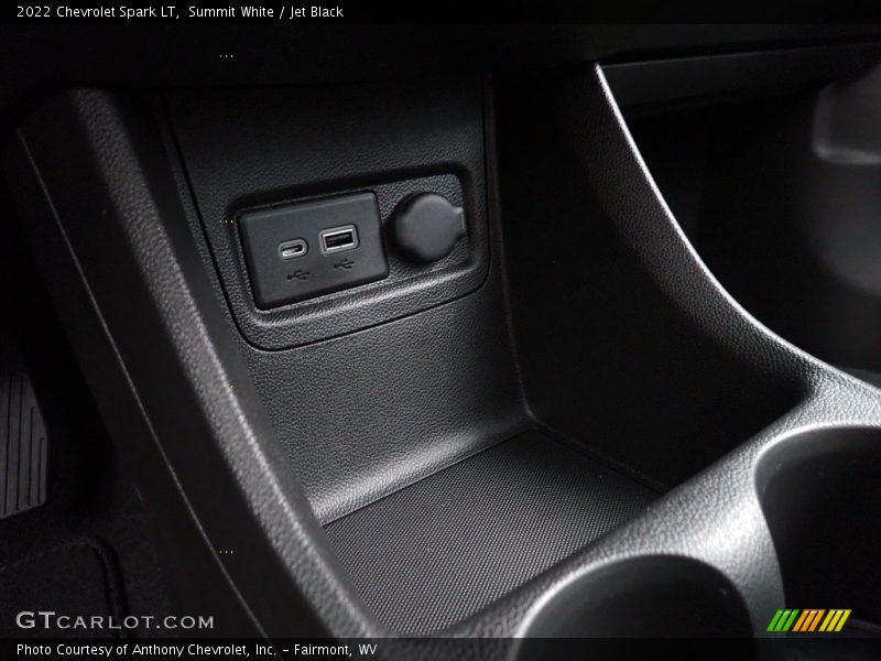 Summit White / Jet Black 2022 Chevrolet Spark LT