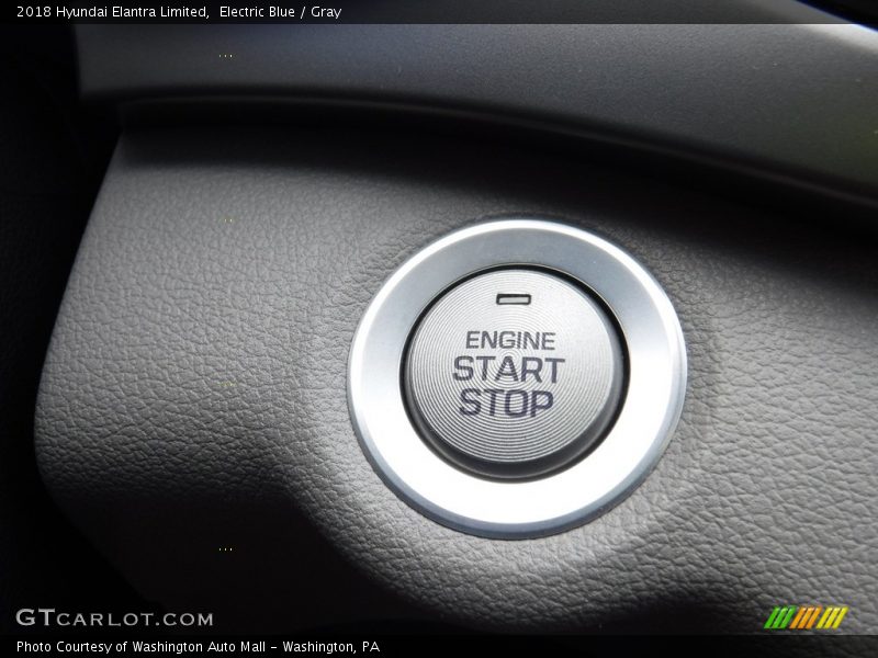 Electric Blue / Gray 2018 Hyundai Elantra Limited