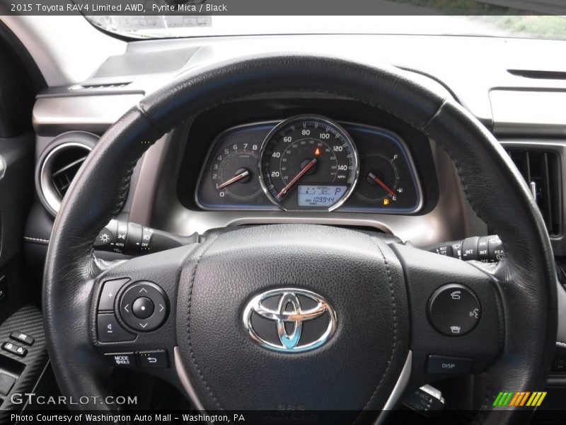 Pyrite Mica / Black 2015 Toyota RAV4 Limited AWD