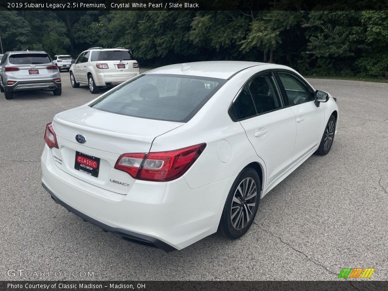 Crystal White Pearl / Slate Black 2019 Subaru Legacy 2.5i Premium