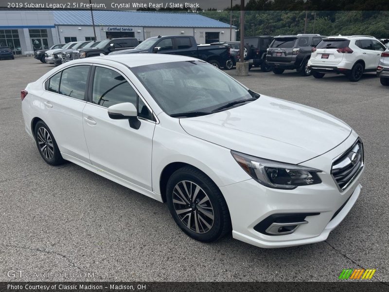 Crystal White Pearl / Slate Black 2019 Subaru Legacy 2.5i Premium