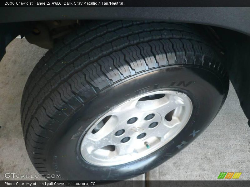 Dark Gray Metallic / Tan/Neutral 2006 Chevrolet Tahoe LS 4WD