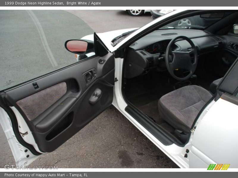 Bright White / Agate 1999 Dodge Neon Highline Sedan